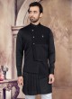 Black Color Nehru Jacket Set